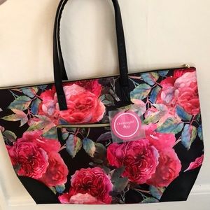 Floral oversized bag